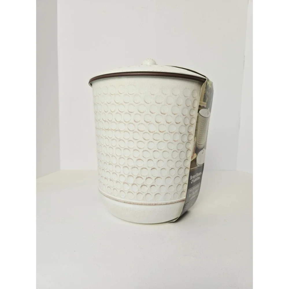 Better Homes & Garden Ice Bucket NEW galvanized steel farmhouse 3.49qt